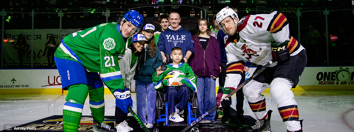 Eagles Country Raises $147,849 for Mellon Family, as Colorado Dominates Roadrunners, 6-2