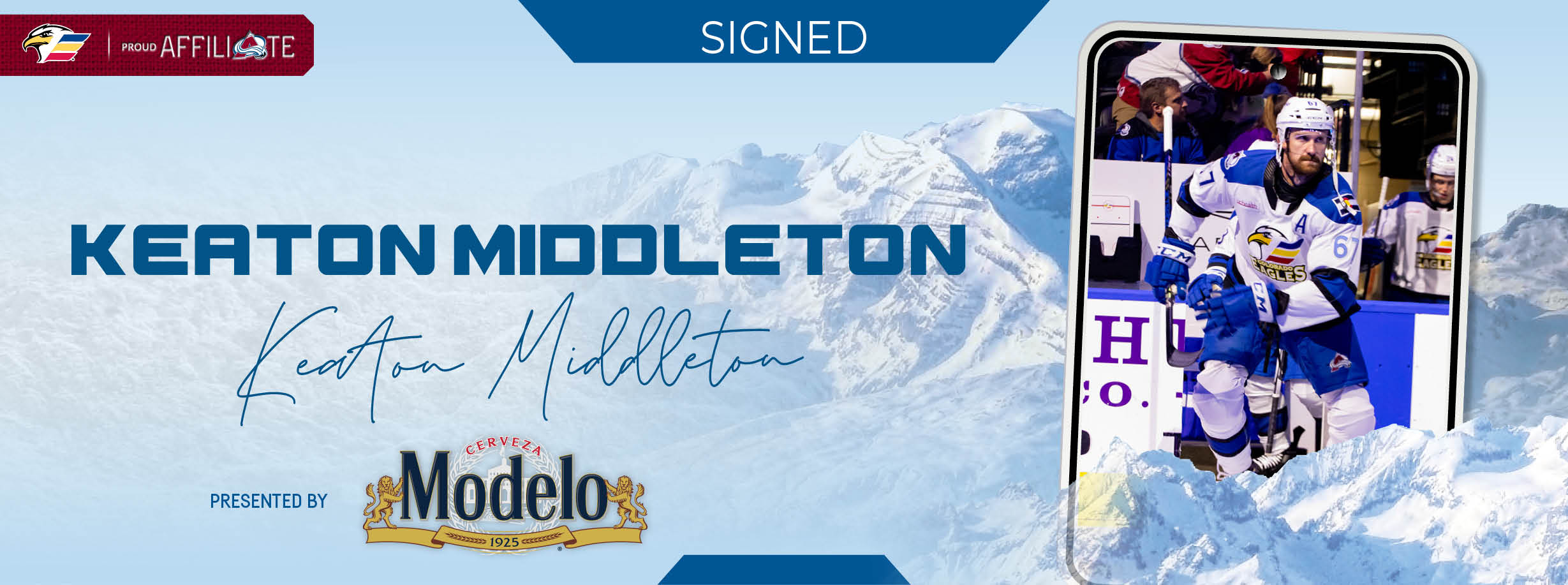 Avalanche Signs Middleton to Two-Year Extension