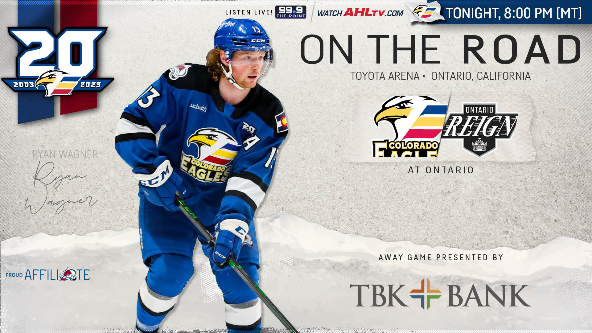 Colorado Eagles Playoffs - Round 1 Game A