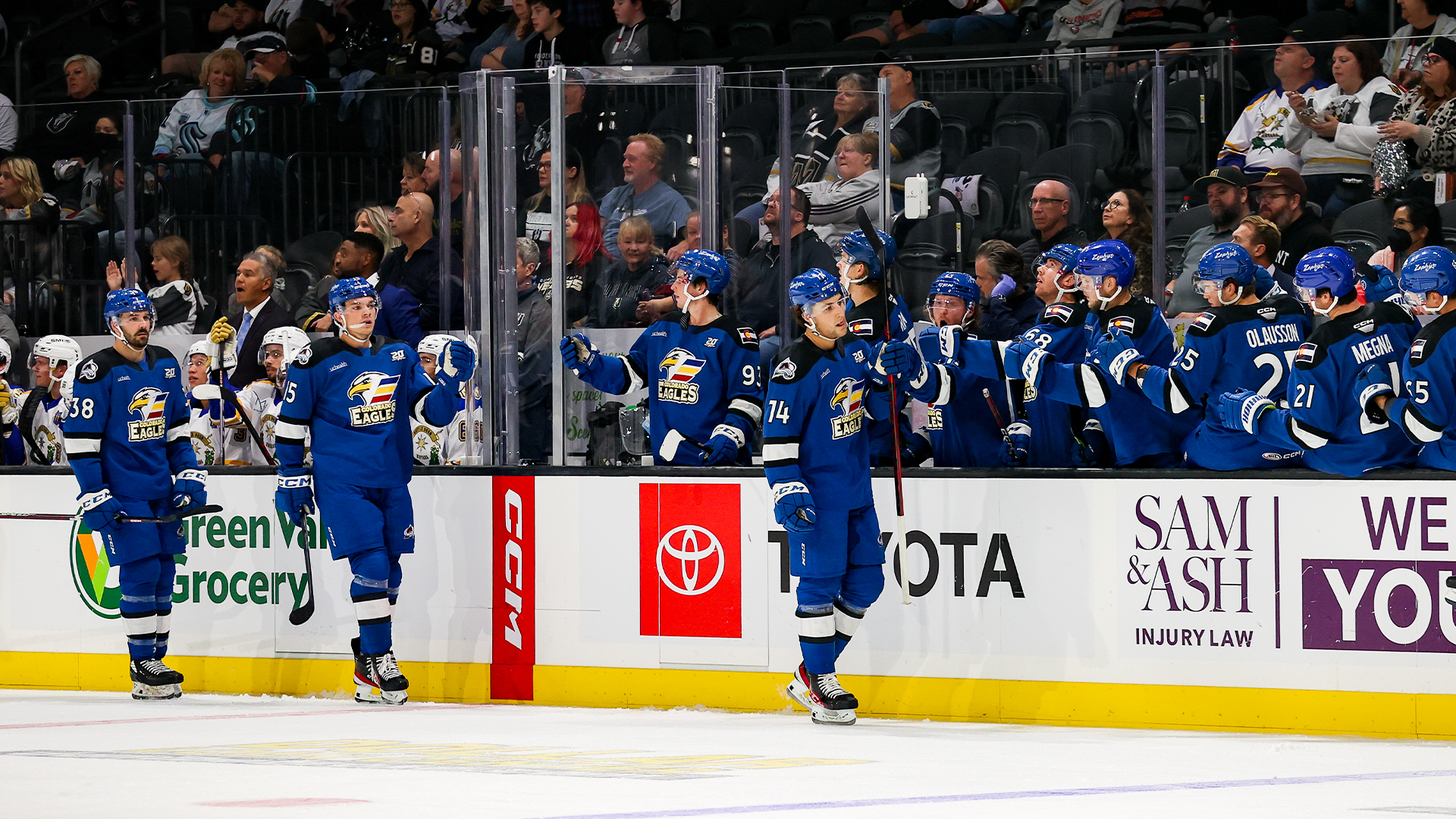 Photos: Hershey edges past Coachella Valley, 3-2, to even Calder Cup Finals