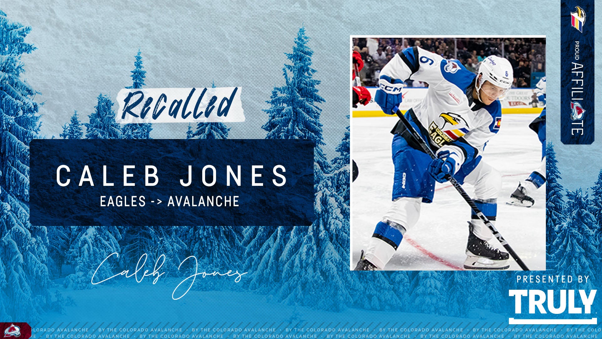 Colorado Avalanche Recall Defenseman Caleb Jones Colorado Eagles