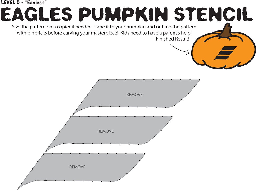 Eagles Halloween Pumpkin Stencils Colorado Eagles