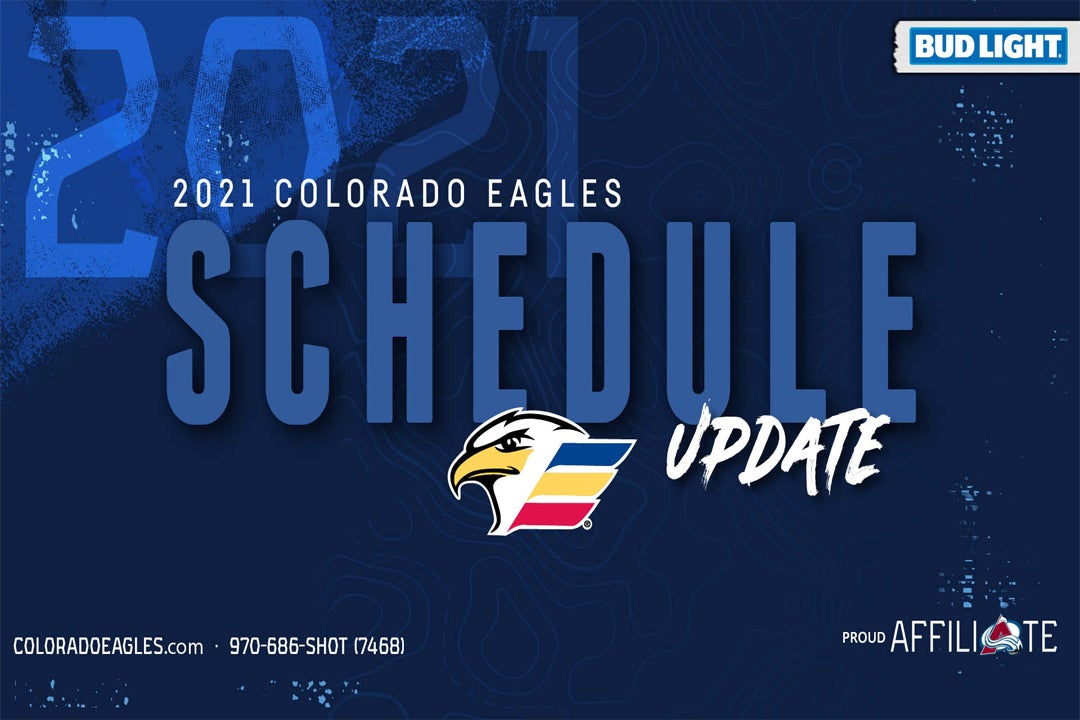 Colorado Eagles Announce Schedule Adjustments Colorado Eagles